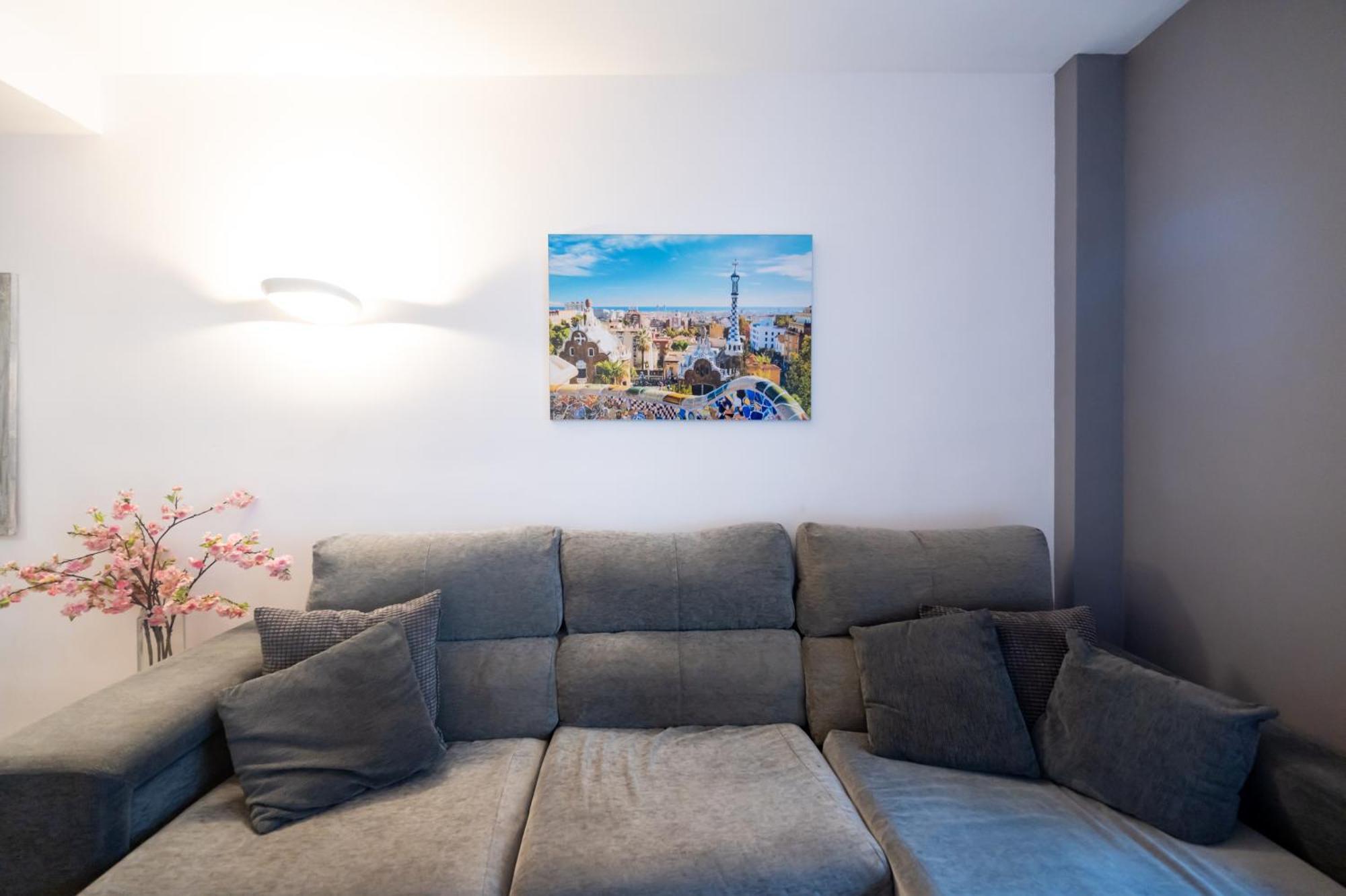 Comfy Downtown + Private Terrace Apartment Barcelona Bagian luar foto